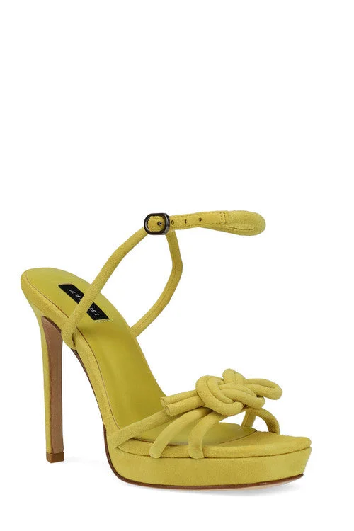 Lingerie Gift Sets for Women Chizu Suede Knotted Bow Platform Heel