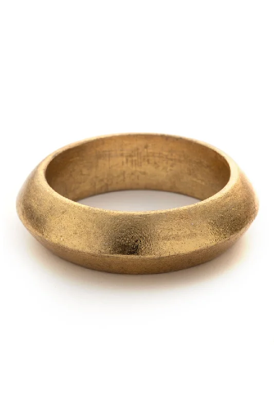 Designer Lingerie Sets for Women Acacia Wood and Gold Plated Bangle Set