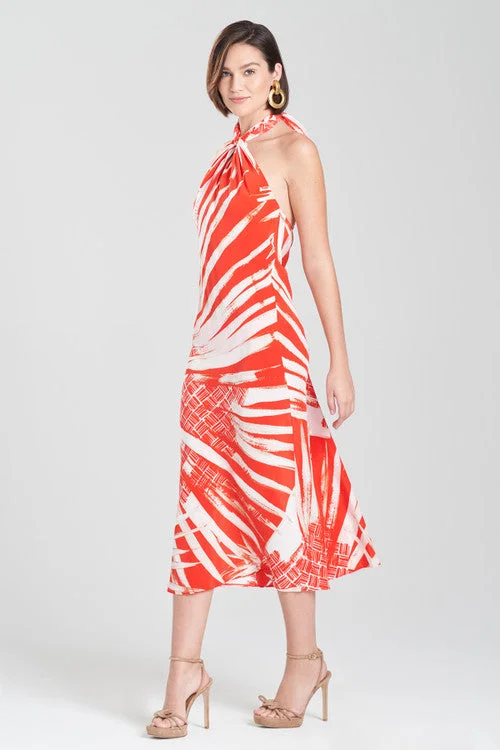 Breathable Bamboo Lingerie for Women Palawan Halter Silk Gown