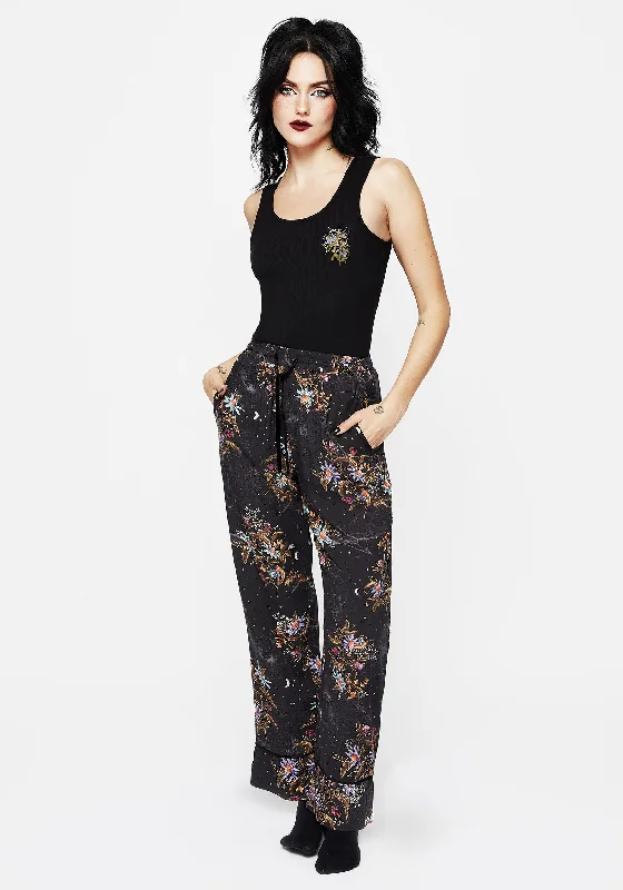 Women's Maternity Lingerie Cleome Floral Spiderweb Pyjama Bottoms