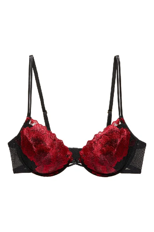 Women's Sheer Lingerie Nightgowns Natorious Demi Contour Underwire Bra
