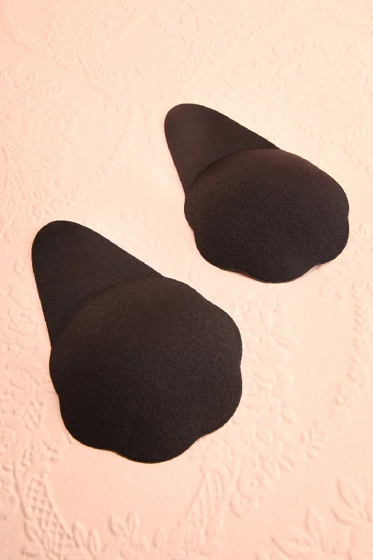 Women's Tummy Control Lingerie Breast Lift Pasties Black