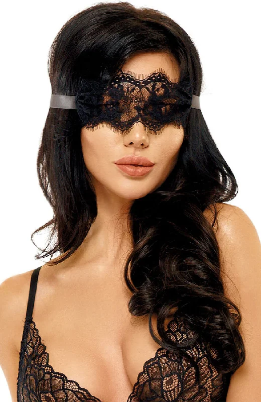 Women's Maternity Lingerie Black lace blindfold