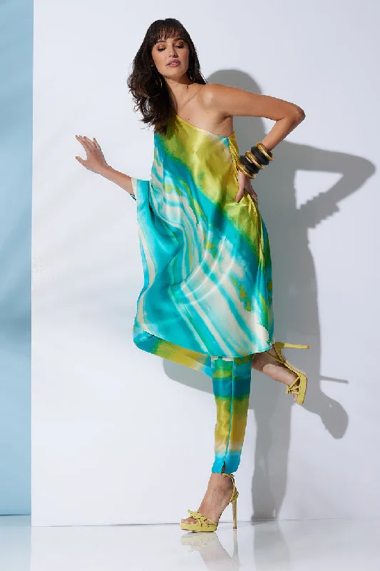 Comfortable Cotton Lingerie for Women Minako Silk One Shoulder Tunic