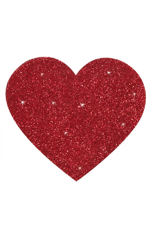 Women's Shapewear Lingerie Sets Red glitter heart nipple covers