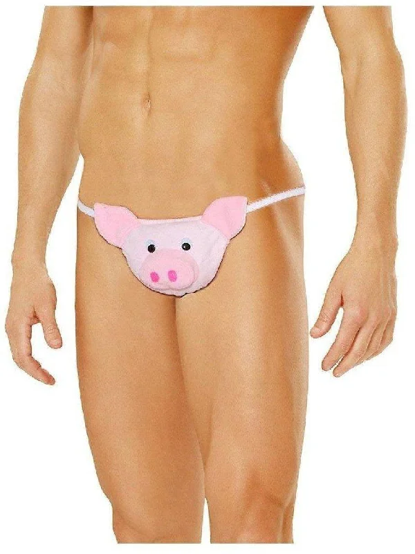 Comfortable Cotton Lingerie for Women Elegant Moments Mens 2918 Men's Pig Pouch