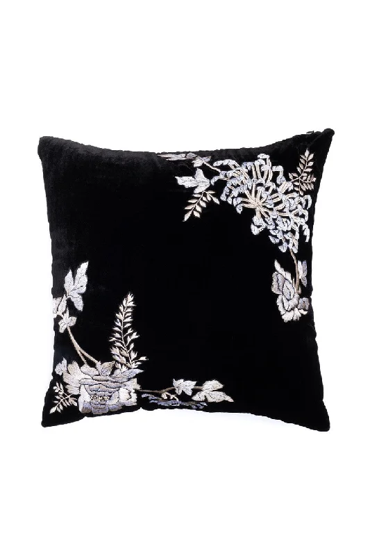 Affordable Lingerie for Women Velvet Mandarin Embroidered Trim Pillow