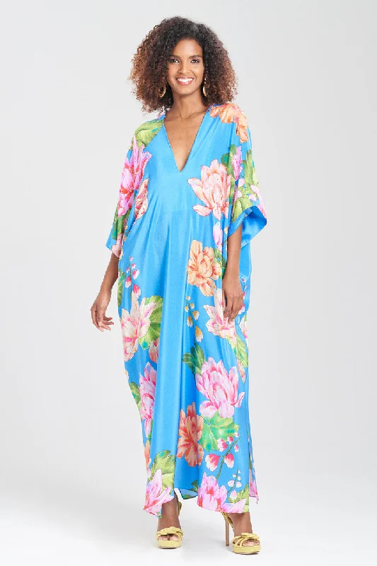Sexy Lingerie for Women with Stockings Hanabi Beaded Silk Caftan