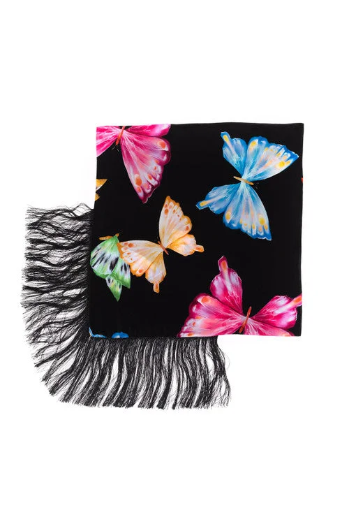Luxury Lingerie for Special Occasions Kyoko Butterfly Fringe Scarf