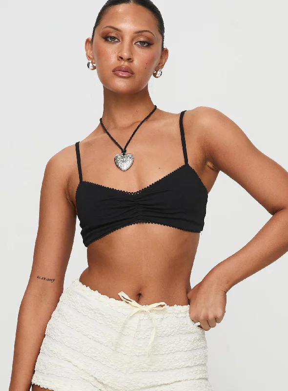 Plus Size Lace Lingerie for Women Kiki Bralette Black