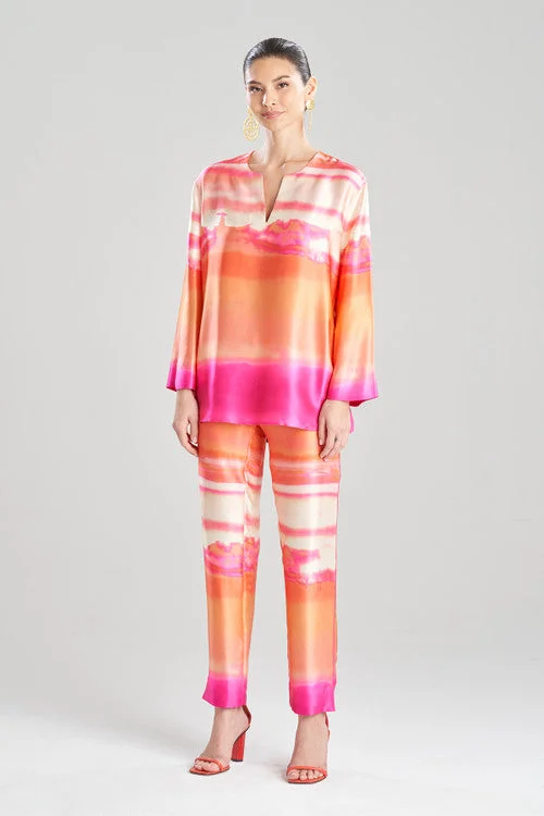 Sexy Lingerie for Women with Stockings Minako Silk Tunic