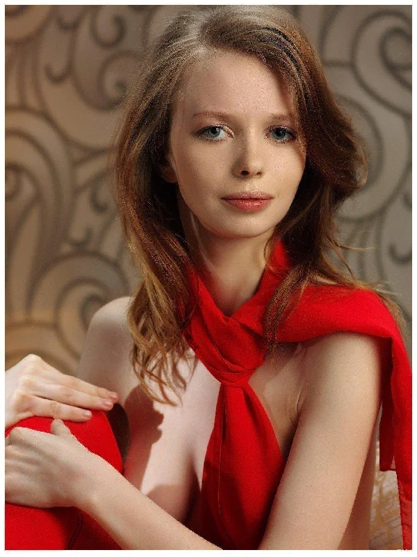 Elegant French Lace Lingerie for Women KYLIE A Pretty in Red