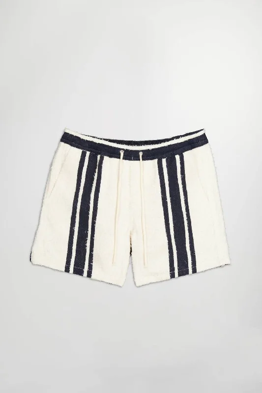 Men's Gregor 5163 Shorts In Navy Stripe