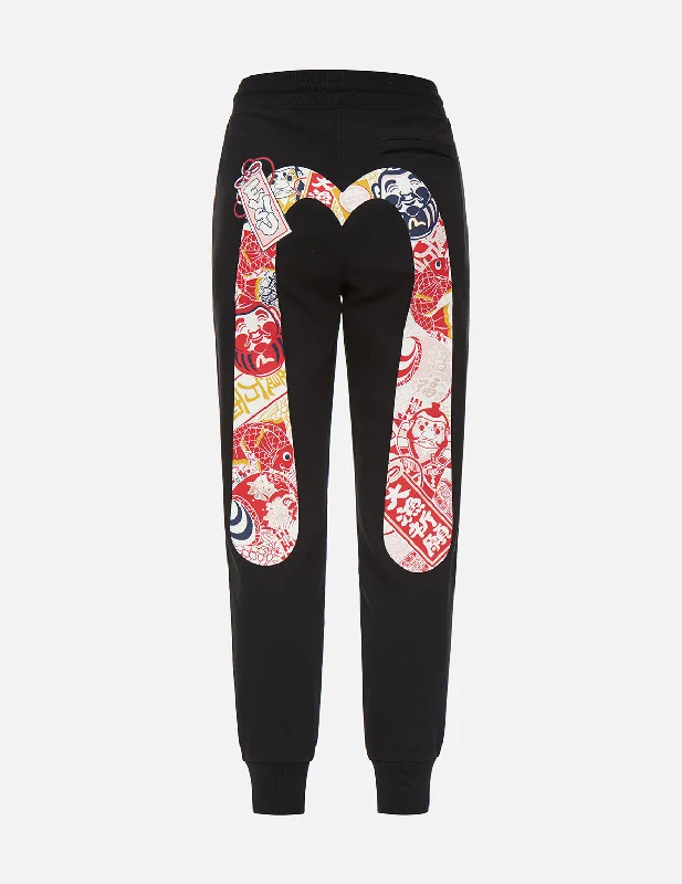 Printed Graphic Women's Sweatpants in Purple with Inspirational Quotes for a Motivating LookBig Catch Prayer Festival Daicock Sweatpants