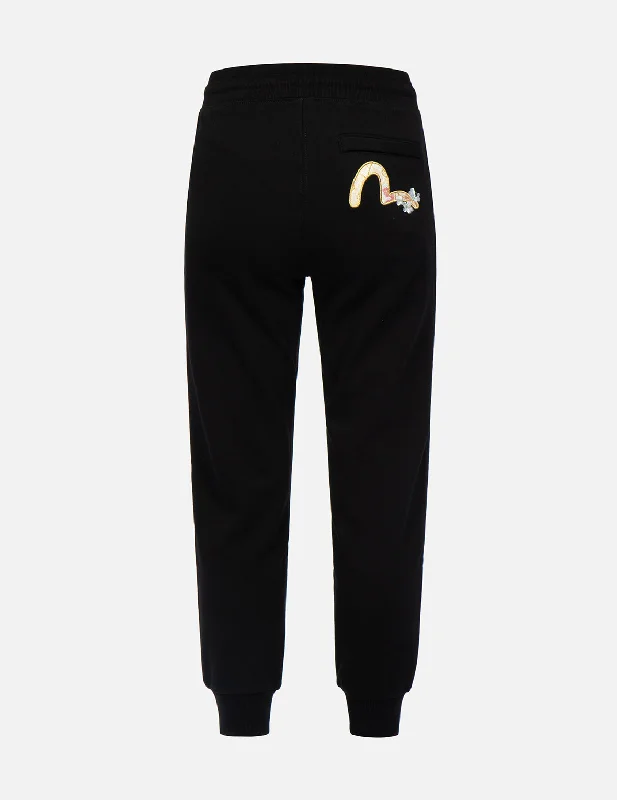Thermal - Lined Women's Sweatpants in Charcoal for Extreme Cold Weather ProtectionBrocade Seagull Appliqué and Logo Embroidery Sweatpants Thermal - Lined Women's Sweatpants in Charcoal for Extreme Cold Weather ProtectionBrocade Seagull Appliqué and Logo Embroidery Sweatpants