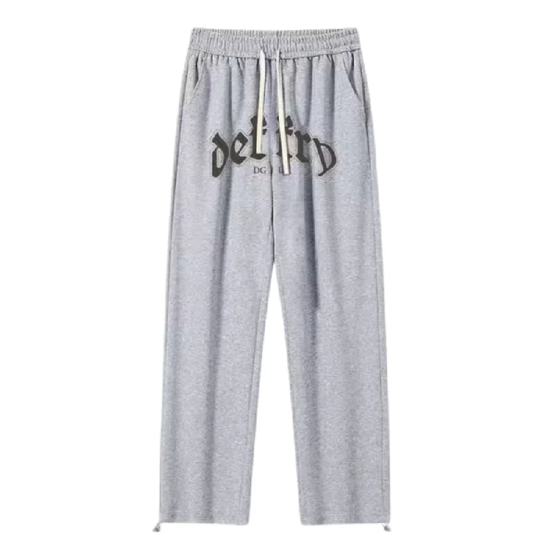 Patterned Animal Print Women's Sweatpants in Brown for a Bold and Trendy StatementCasual Straight Lettered Sweatpants