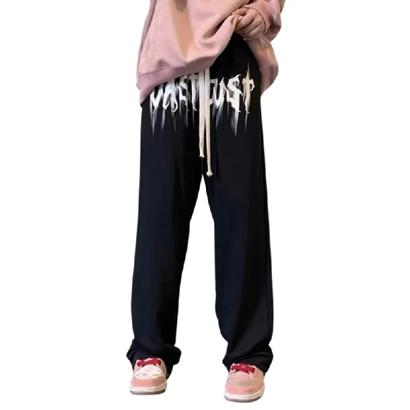Printed Floral Women's Sweatpants in Pink for a Feminine and Spring - Inspired LookStreet Alphabet Personalized Graffiti Sweatpants