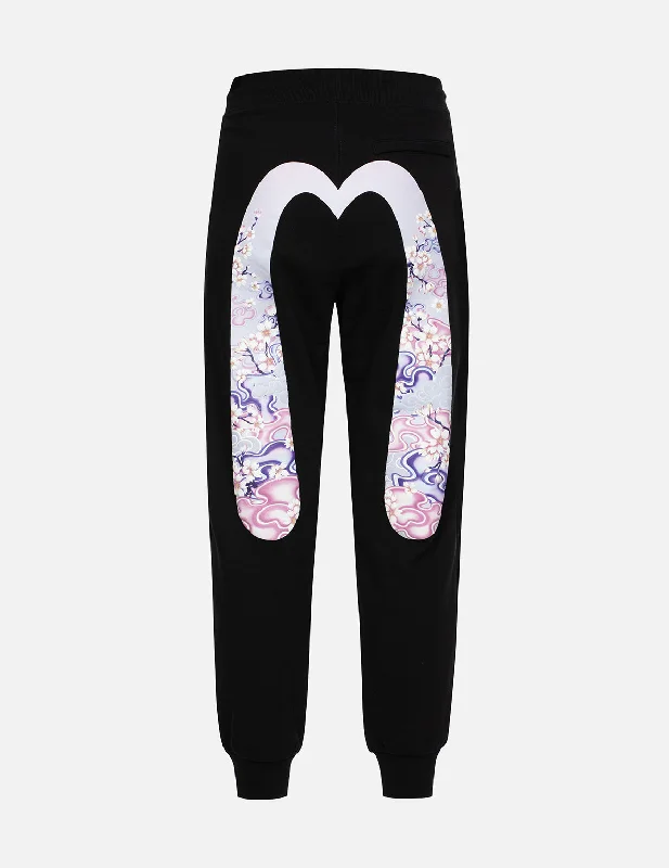 High - Waisted Women's Jogger Sweatpants in Black with Zip Pockets for a Stylish and Practical LookCranes and Floral Print Daicock Regular Fit Sweatpants High - Waisted Women's Jogger Sweatpants in Black with Zip Pockets for a Stylish and Practical LookCranes and Floral Print Daicock Regular Fit Sweatpants