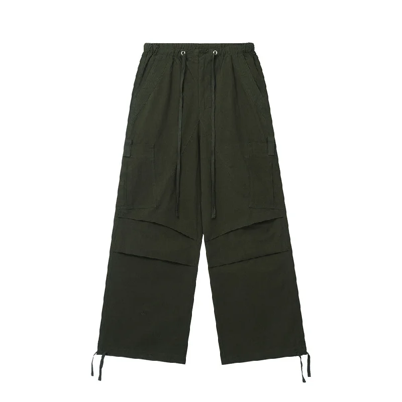 Plus Size Women's Drawstring - Waist Sweatpants in Gray with a Cozy Fleece Lining for Winter ComfortHip Hop Pleated Baggy Sweatpants Plus Size Women's Drawstring - Waist Sweatpants in Gray with a Cozy Fleece Lining for Winter ComfortHip Hop Pleated Baggy Sweatpants