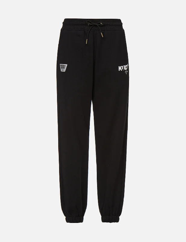 Pocket - Less Women's Sweatpants in Light Blue for a Sleek and Minimalist LookTriple Seagull Print and Embroidery Sweatpants