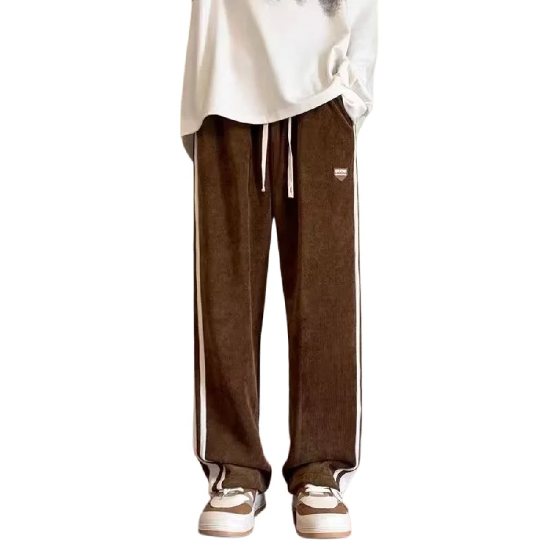 Pocket - Less Women's Sweatpants in Light Blue for a Sleek and Minimalist LookVintage Paneled Contrast Sweatpants Pocket - Less Women's Sweatpants in Light Blue for a Sleek and Minimalist LookVintage Paneled Contrast Sweatpants