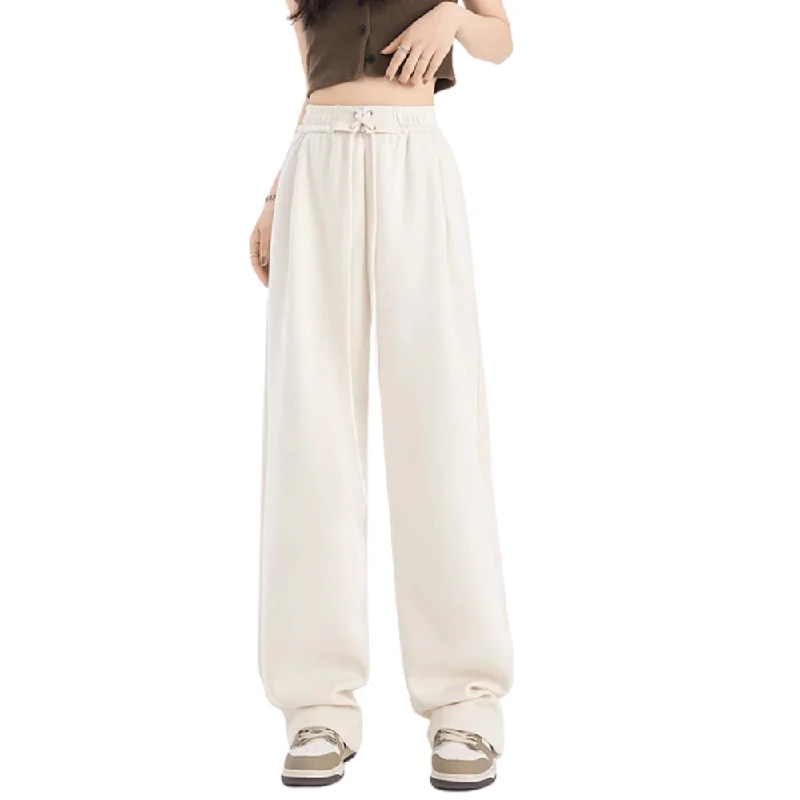 Zipper - Detail Women's Sweatpants in Gray for Easy On - and - Off and Added StyleWomen's Slim Fit Solid Color Sweatpants
