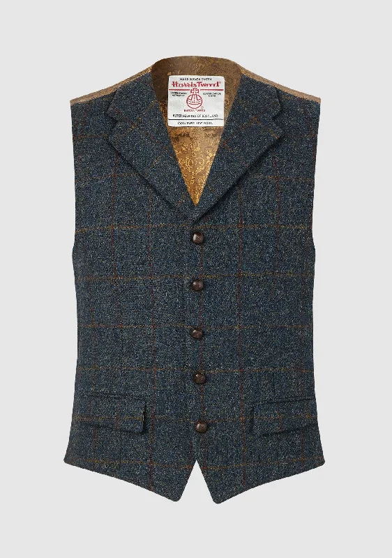Checkered women's wool coats in a classic pattern for a timeless styleAngus Waistcoat - Blue Multi Checkered women's wool coats in a classic pattern for a timeless styleAngus Waistcoat - Blue Multi