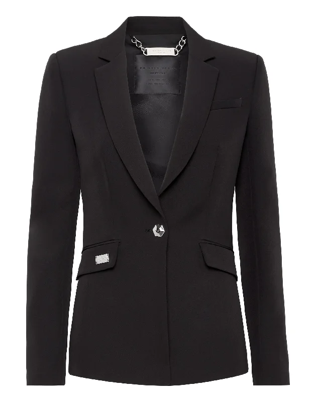 Plus Size Women's Military - Inspired Blazers with Gold Accents for a Bold LookBlazer "Wild Dream" Signature Plus Size Women's Military - Inspired Blazers with Gold Accents for a Bold LookBlazer "Wild Dream" Signature