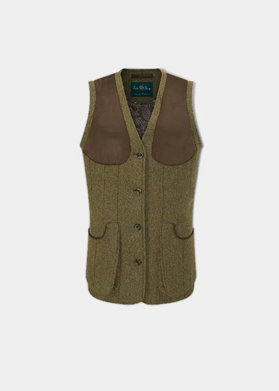 Oversized women's wool coats in a monochromatic look for a trendy outfitCombrook Ladies Tweed Shooting Waistcoat In Grove - Regular Fit Oversized women's wool coats in a monochromatic look for a trendy outfitCombrook Ladies Tweed Shooting Waistcoat In Grove - Regular Fit