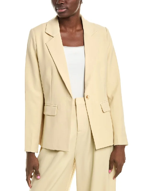 Oversized Women's Checkered Blazers in Black and White for a Trendy StyleSadie & Sage Hints Of Blazer