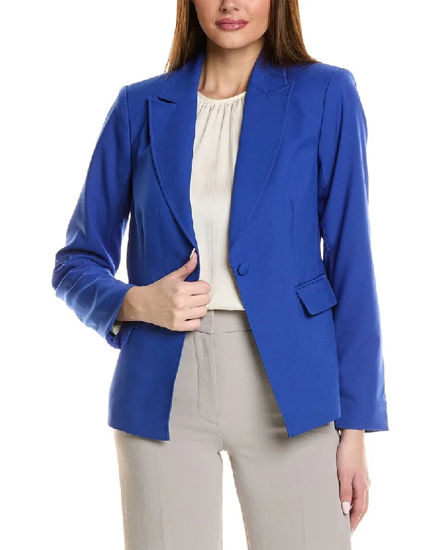 Single - Breasted Women's Tweed Blazers with Gold Buttons for a Classic LookTahari ASL Blazer