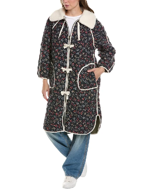 Women's waterproof parka coats with multiple pockets for practicalityTHE GREAT The Reversible Long Quilted Jacket Women's waterproof parka coats with multiple pockets for practicalityTHE GREAT The Reversible Long Quilted Jacket