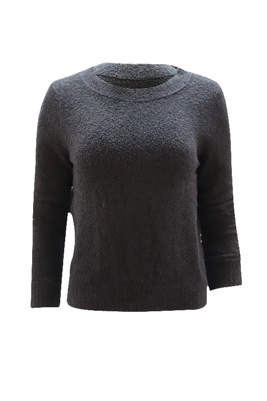 Plus Size Women's Sequin - Embellished Blazers in Silver for a Glamorous PartyVince Boucle Sweater in Navy Blue Cotton Plus Size Women's Sequin - Embellished Blazers in Silver for a Glamorous PartyVince Boucle Sweater in Navy Blue Cotton