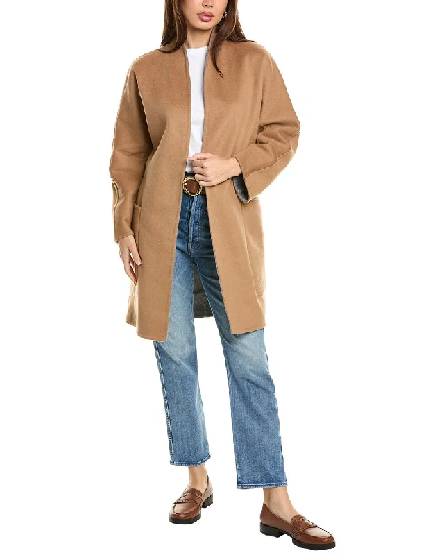 Women's Longline Linen Blazers in Pastel Colors for Summer EventsVince Reversible Wool-Blend Car Coat Women's Longline Linen Blazers in Pastel Colors for Summer EventsVince Reversible Wool-Blend Car Coat