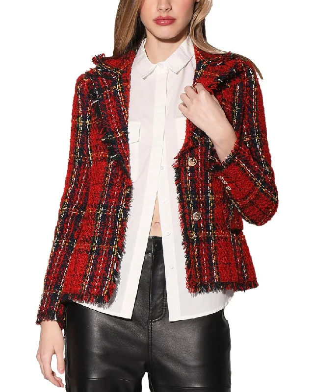 Single - Breasted Women's Tweed Blazers with Gold Buttons for a Classic LookWalter Baker Damon Blazer Single - Breasted Women's Tweed Blazers with Gold Buttons for a Classic LookWalter Baker Damon Blazer