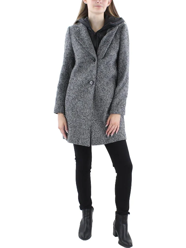 Oversized women's wool coats in a monochromatic look for a trendy outfitWomens Wool Blend Hooded Walker Coat Oversized women's wool coats in a monochromatic look for a trendy outfitWomens Wool Blend Hooded Walker Coat