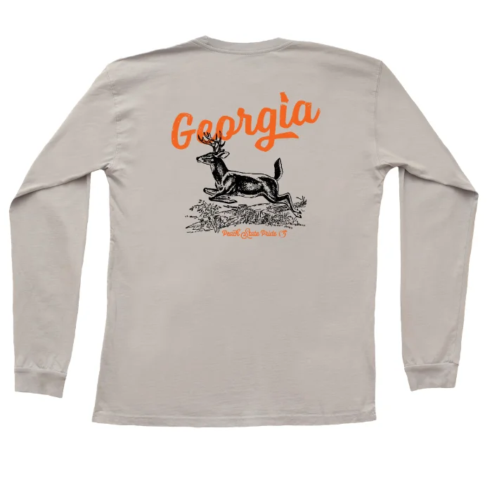 Classic Deer Long Sleeve Pocket Tee