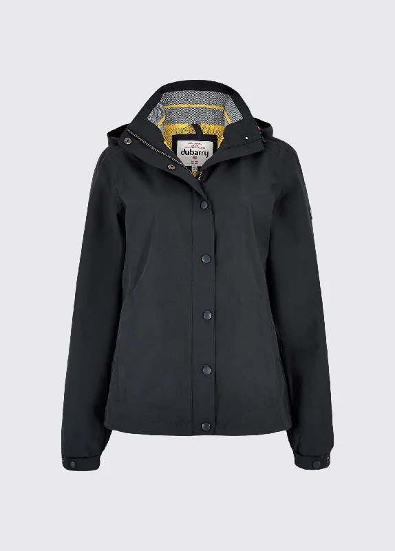 Women's waterproof rain jackets in bright yellow for high - visibility outdoor activitiesRockpool Jacket - Navy Women's waterproof rain jackets in bright yellow for high - visibility outdoor activitiesRockpool Jacket - Navy