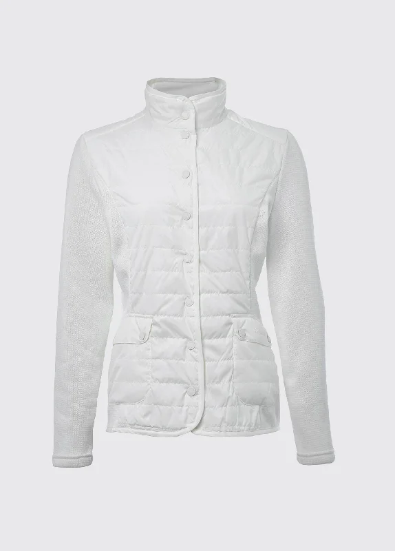 Women's cropped leather jackets with a fringe detail for a western - inspired outfitTerryglass jacket - Sail White Women's cropped leather jackets with a fringe detail for a western - inspired outfitTerryglass jacket - Sail White