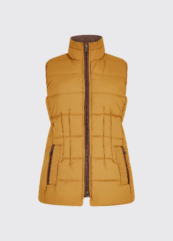 Women's shearling - lined suede jackets for ultimate warmth and luxurySpiddal Quilted Gilet - Amber Women's shearling - lined suede jackets for ultimate warmth and luxurySpiddal Quilted Gilet - Amber