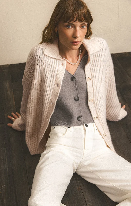 Striped Women's Knit Pullovers in a Classic PatternLennie Button Up Sweater Cardigan Striped Women's Knit Pullovers in a Classic PatternLennie Button Up Sweater Cardigan