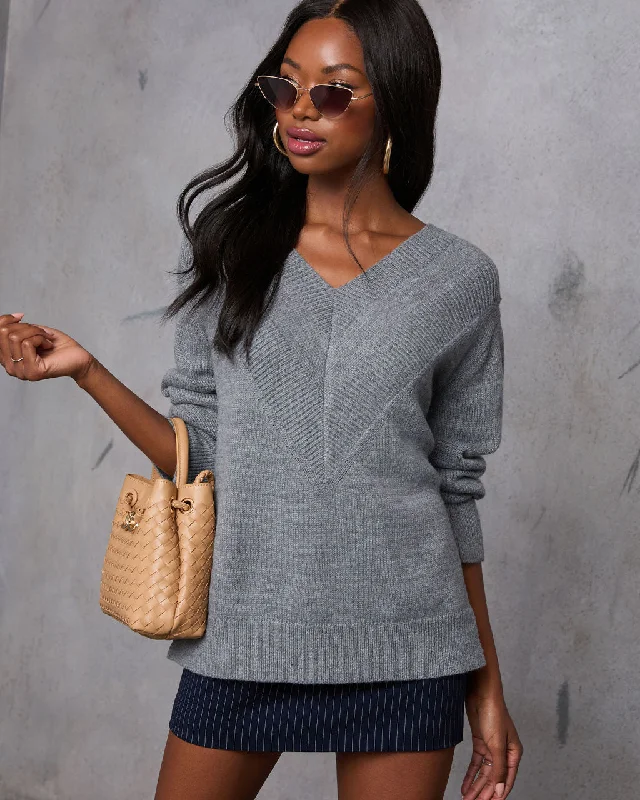 Solid - Color Women's Knit T - Shirts in a Lightweight MaterialCrisp Morning V Neck Sweater Solid - Color Women's Knit T - Shirts in a Lightweight MaterialCrisp Morning V Neck Sweater