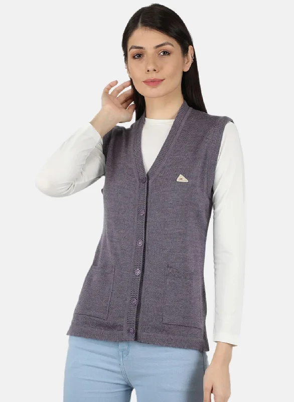 v neck women cardigan to elongate the necklineWomen Blue Solid Cardigan