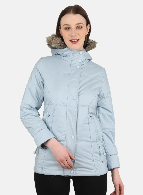 Women's bomber jackets with floral embroidery for a feminine and unique designWomen Blue Stripe Jacket Women's bomber jackets with floral embroidery for a feminine and unique designWomen Blue Stripe Jacket