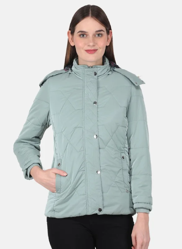 Women's bomber jackets with floral embroidery for a feminine and unique designWomen Green Printed Jacket Women's bomber jackets with floral embroidery for a feminine and unique designWomen Green Printed Jacket