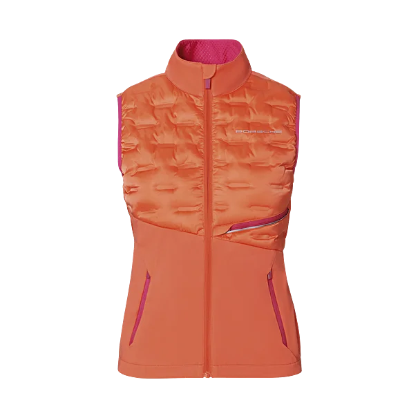 Women's waterproof rain jackets in bright yellow for high - visibility outdoor activitiesPorsche Women's Softshell Vest - Sport Collection Women's waterproof rain jackets in bright yellow for high - visibility outdoor activitiesPorsche Women's Softshell Vest - Sport Collection