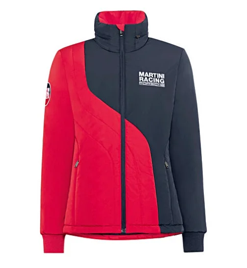 Women's cropped leather jackets with a fringe detail for a western - inspired outfitPorsche Women's Padded Jacket - Martini Racing Women's cropped leather jackets with a fringe detail for a western - inspired outfitPorsche Women's Padded Jacket - Martini Racing