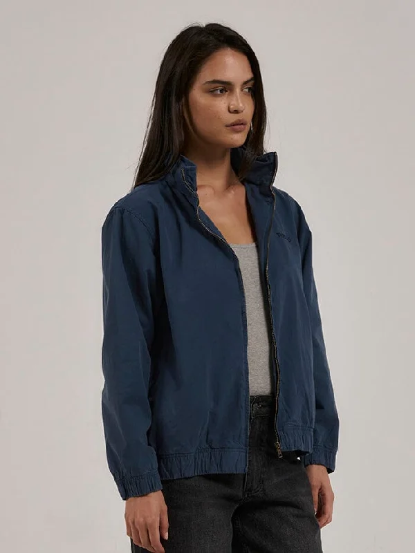 Women's quilted puffer jackets in a cropped silhouette for a modern twistThrills Brigade Jacket - New Teal Women's quilted puffer jackets in a cropped silhouette for a modern twistThrills Brigade Jacket - New Teal