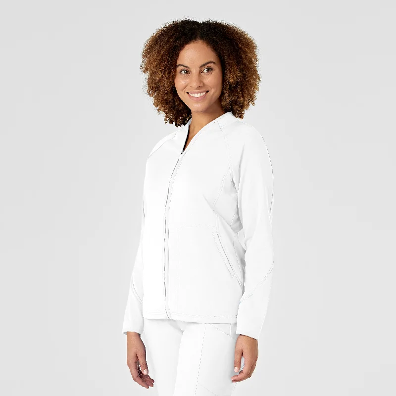 Women's windbreaker jackets with adjustable hoods for windy daysWomen's Fleece Full Zip Jacket - White Women's windbreaker jackets with adjustable hoods for windy daysWomen's Fleece Full Zip Jacket - White