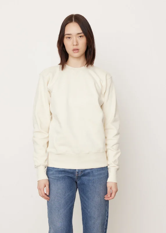 Women's sweatshirt with a mesh panel insert for breathability during workoutsCrewneck Sweatshirt Women's sweatshirt with a mesh panel insert for breathability during workoutsCrewneck Sweatshirt